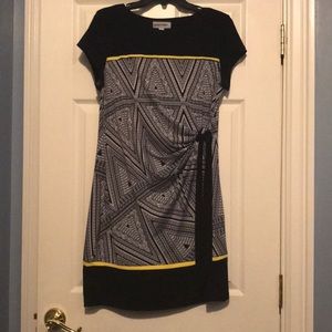 Black and White Petite Dress